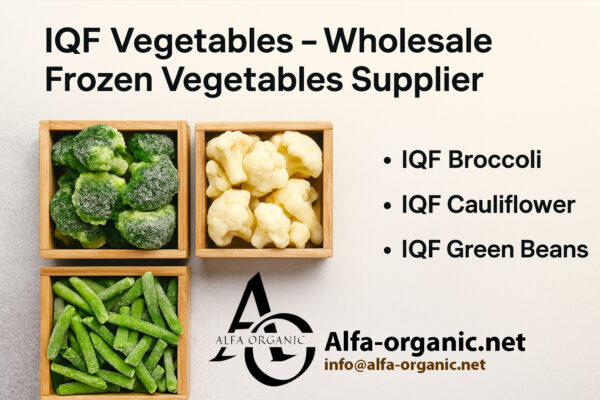 IQF vegetables, wholesale frozen vegetables supplier
