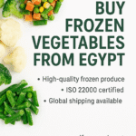 Buy Frozen Vegetables from Egypt: Your Trusted Global Supplier