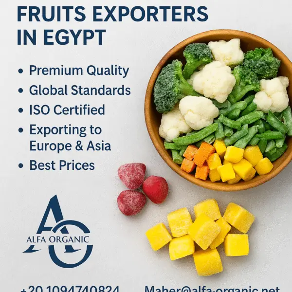 frozen vegetables exporter Egypt