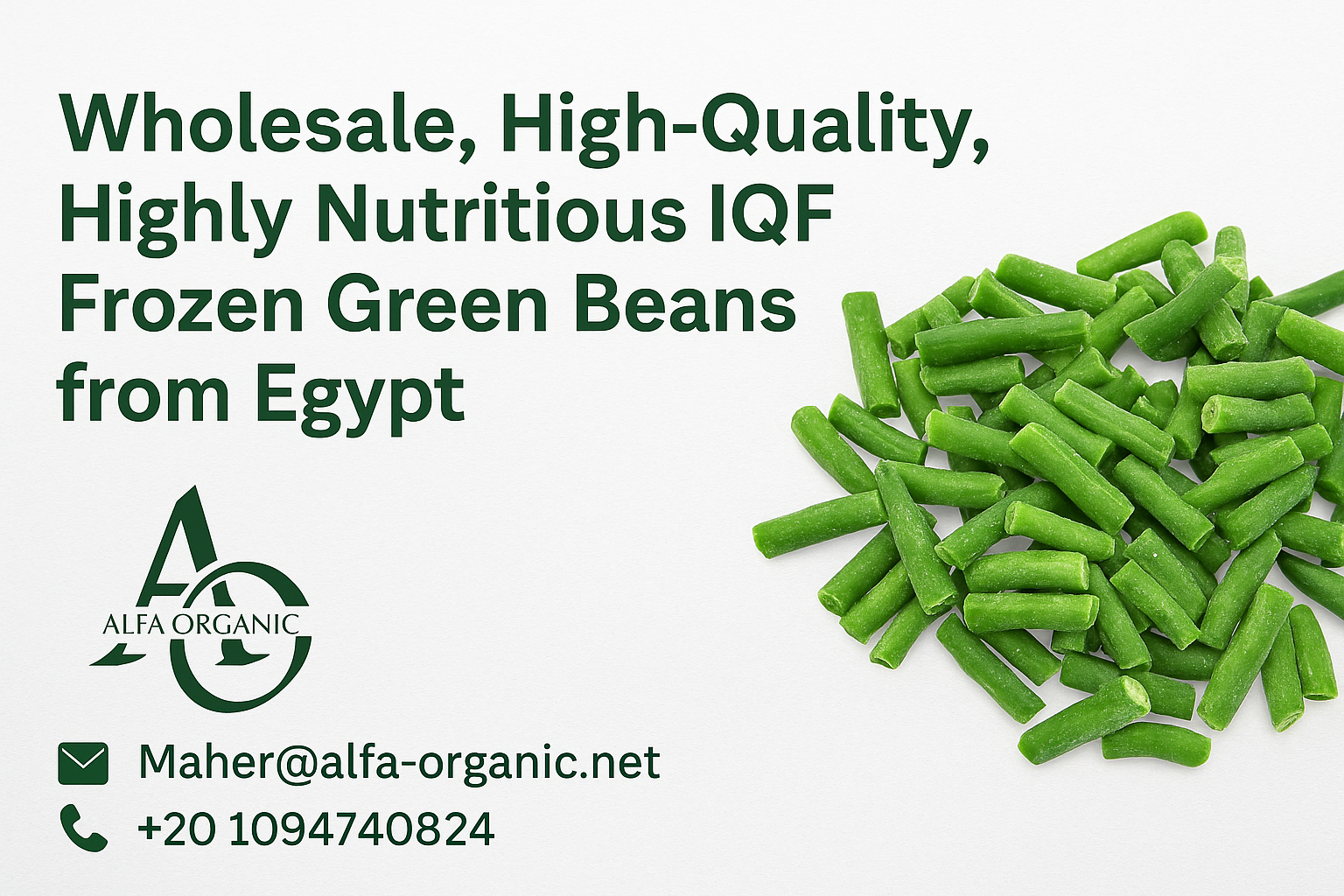 wholesale frozen green beans Egypt