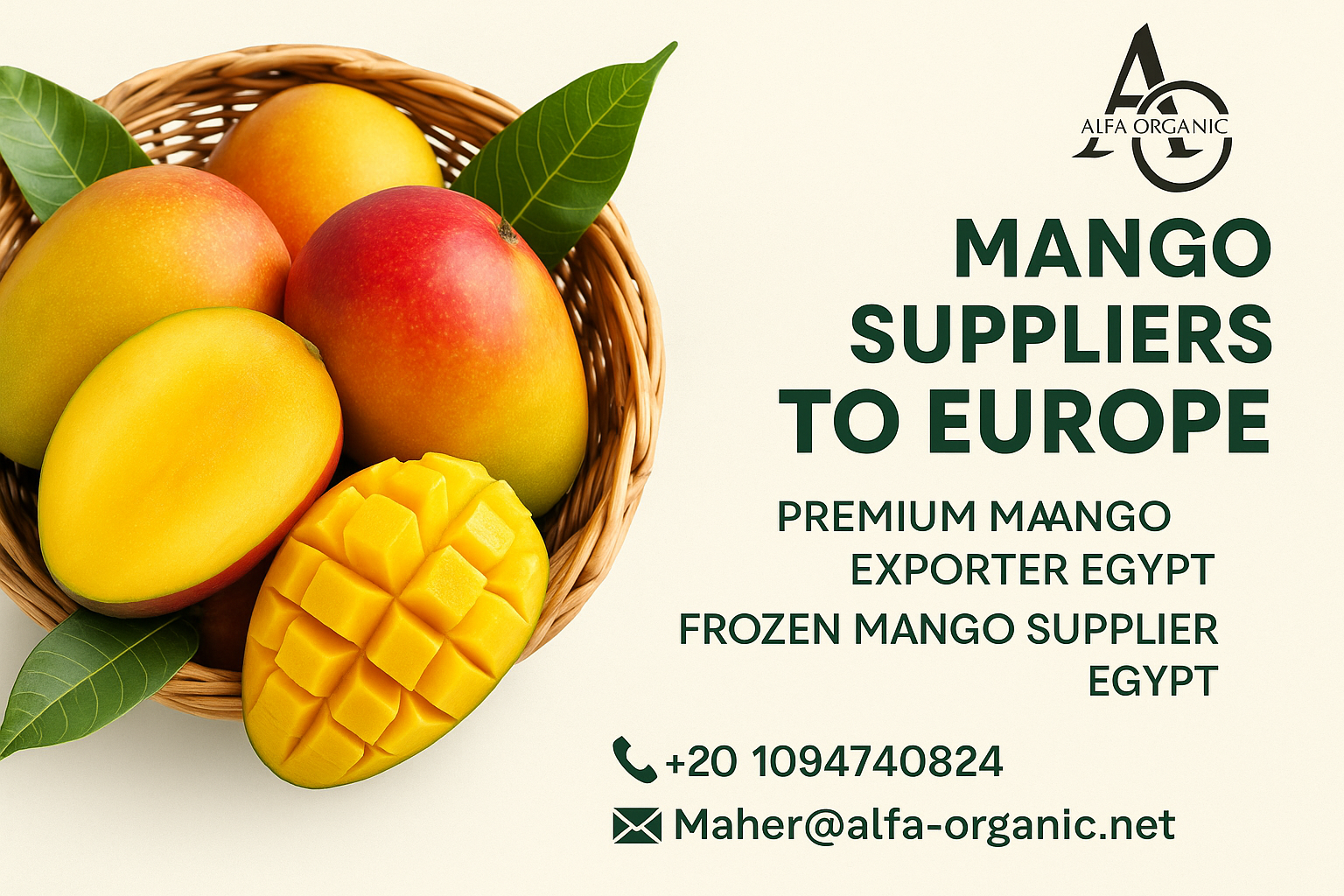 frozen mango supplier Egypt