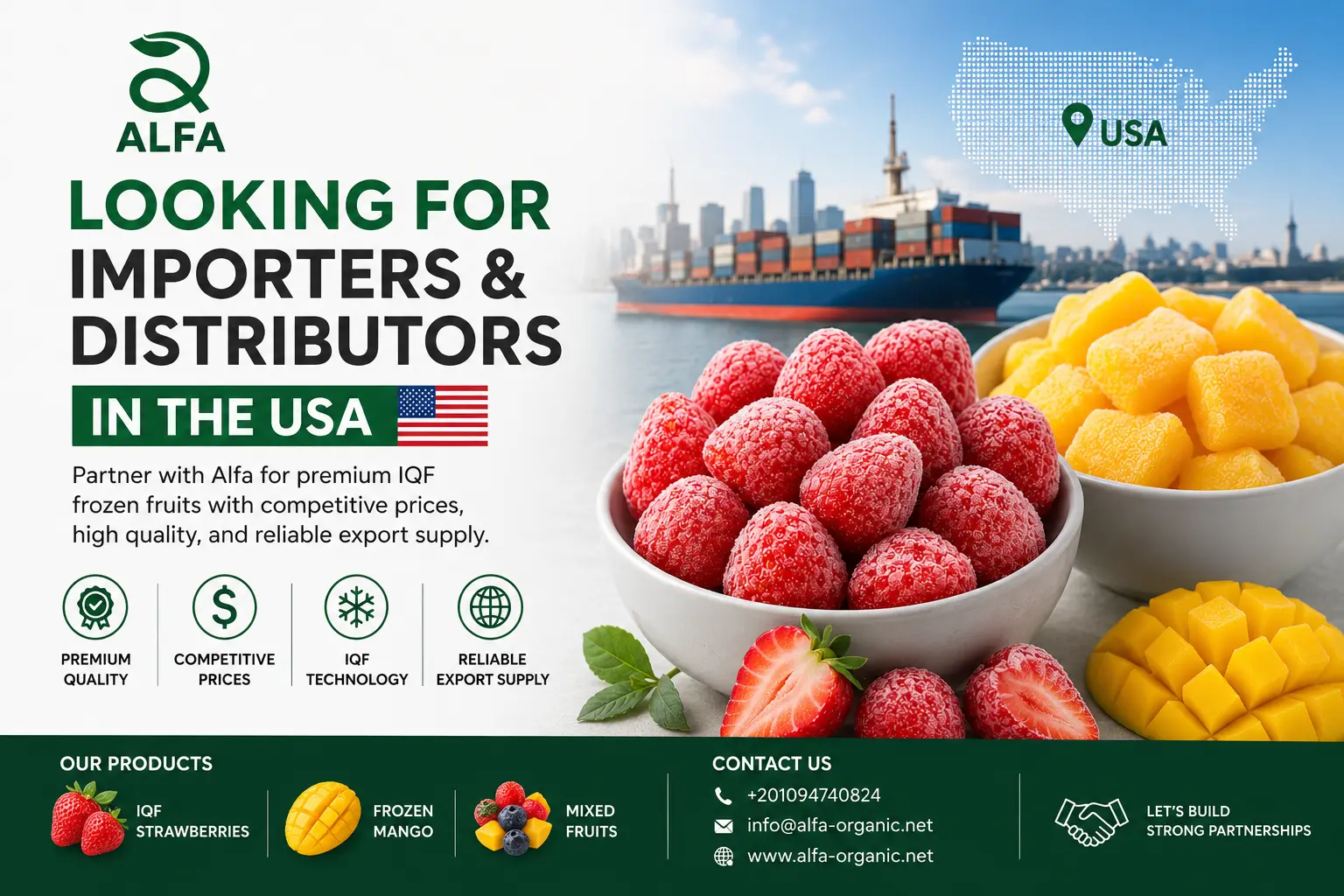 Looking for importers & distributors in USA