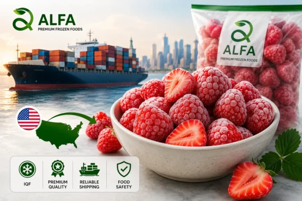 Frozen Strawberries Exporter USA | Premium IQF Strawberries from Egypt