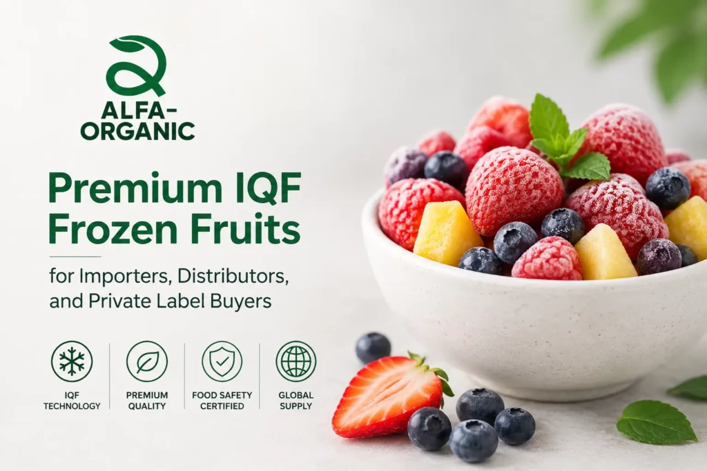Premium IQF Frozen Fruits for Importers, Distributors, and Private Label Buyers