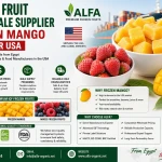 Frozen fruit wholesale supplier flyer